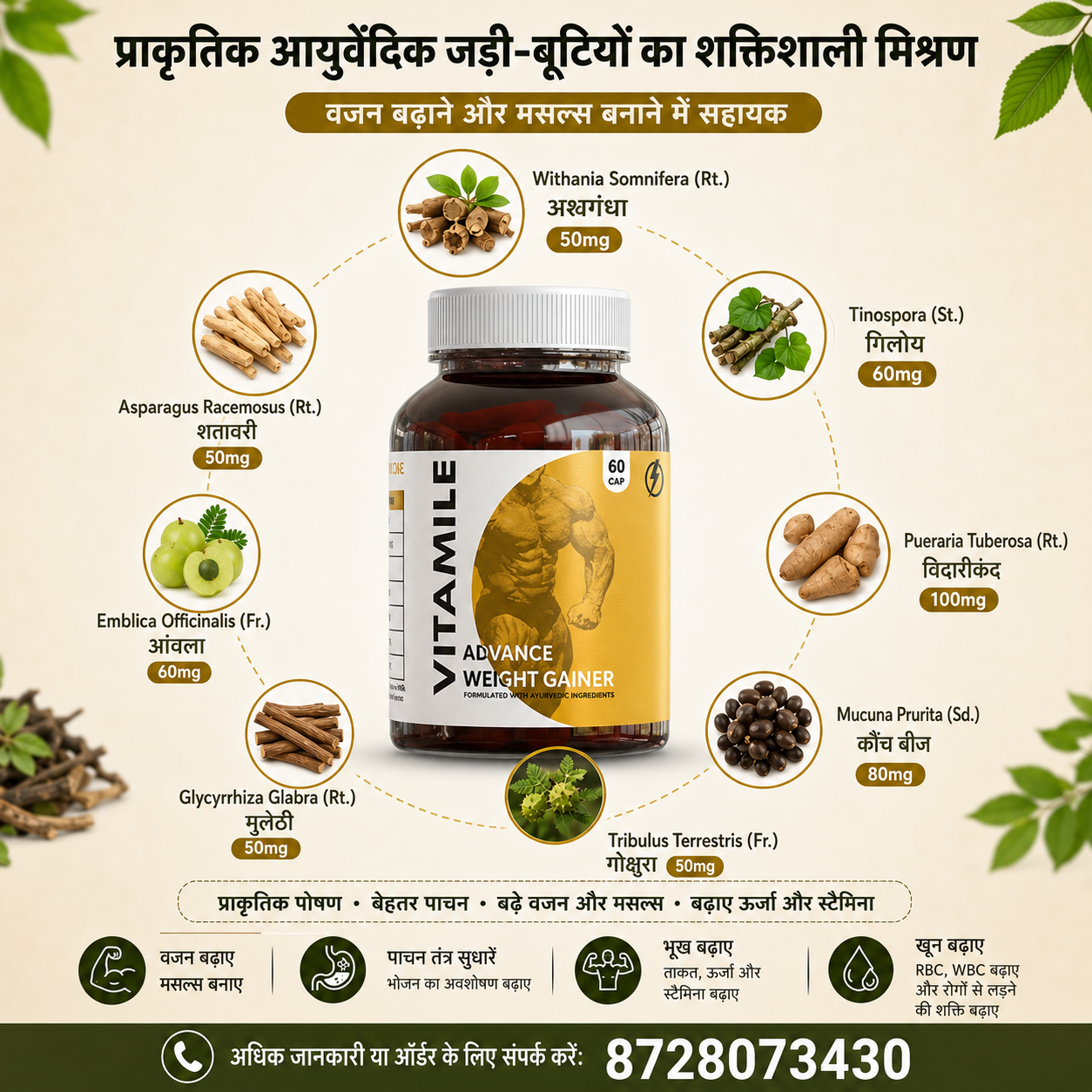 Vitamile Advance Weight Gain